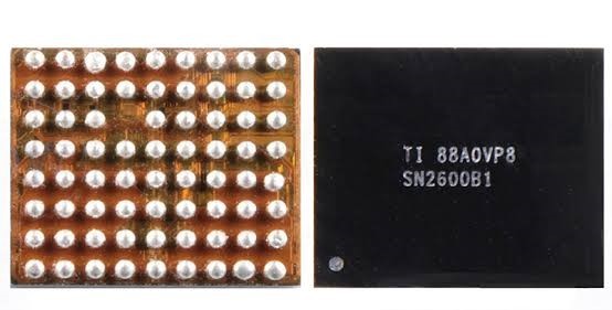 آی سی شارژ SN2600B1 (Tigris U3300) اورجینال مخصوص آیفون XS، XS Max و XR | IC Charging SN2600B1 Texas Instruments