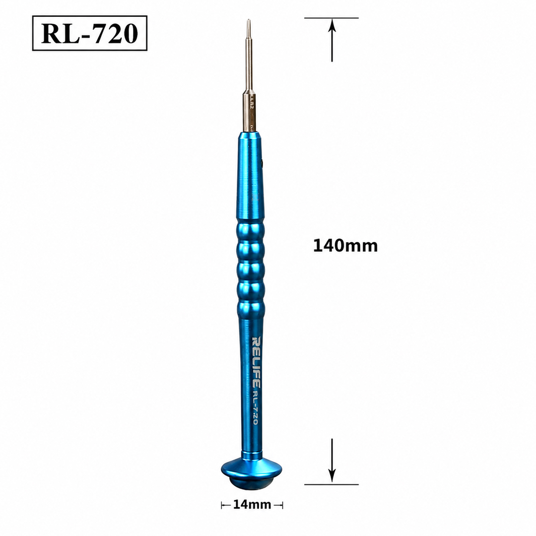 پیچ گوشتی سه‌پر (Y0.6) ریلایف مدل RL-720 مخصوص آیفون ۷G | Relife RL-720 Y0.6 Tri-point Screwdriver for iPhone 7G