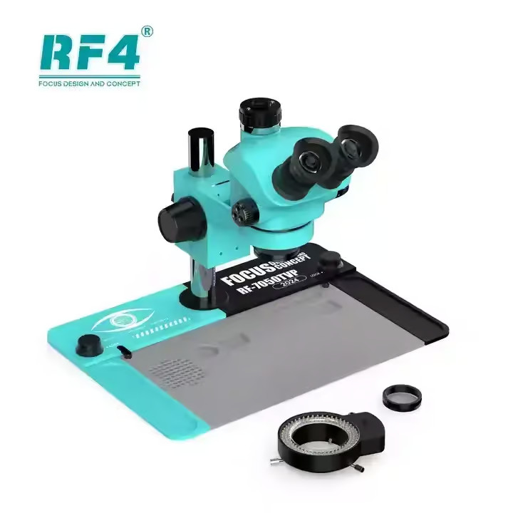لوپ سهچشمی RF4 مدل RF-7050TVP | RF4 RF-7050TVP Trinocular Stereo Microscope
