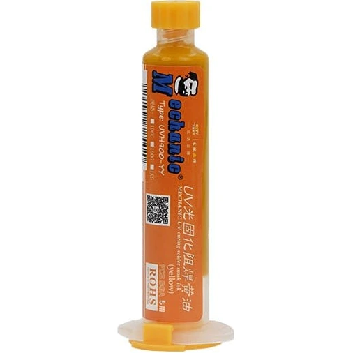 چسب UV نارنجی تعمیرات موبایل (فلورسنت نارنجی) | Orange Fluorescent UV Glue for Mobile Repair