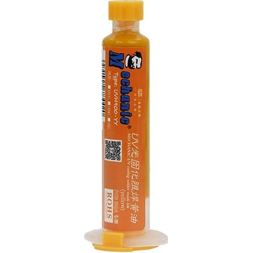 چسب UV نارنجی تعمیرات موبایل (فلورسنت نارنجی) | Orange Fluorescent UV Glue for Mobile Repair