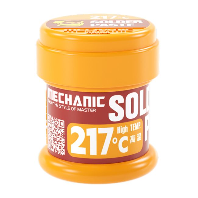 خمیر قلع مکانیک مدل GW50 (۵۰ گرمی – ۲۱۷ درجه) | Mechanic GW50 Solder Paste (50g – 217°C)