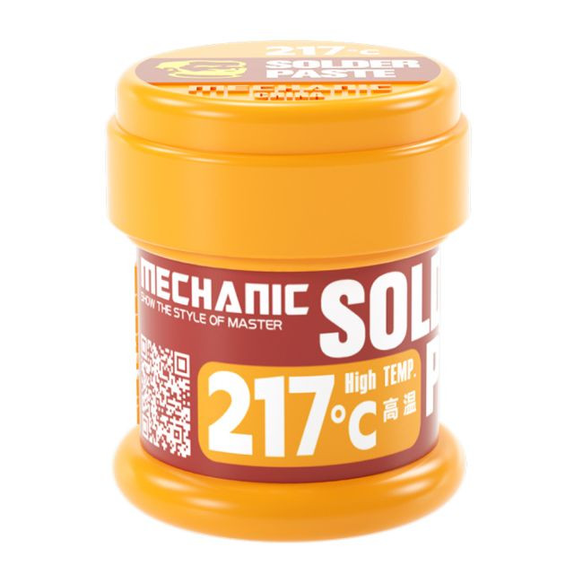 خمیر قلع مکانیک مدل GW50 (۵۰ گرمی – ۲۱۷ درجه) | Mechanic GW50 Solder Paste (50g – 217°C)
