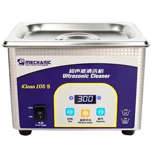 دستگاه اولتراسونیک مکانیک مدل E08B (۸۰۰ میلی‌لیتری) | Mechanic E08B Ultrasonic Cleaner (800ml)